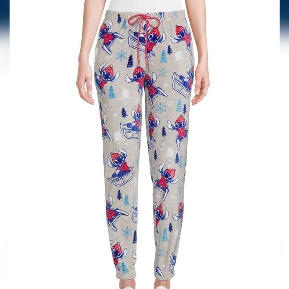 New Disney Stitch Women's Sleep Jogger With Pockets plus size - Picture 4 of 8